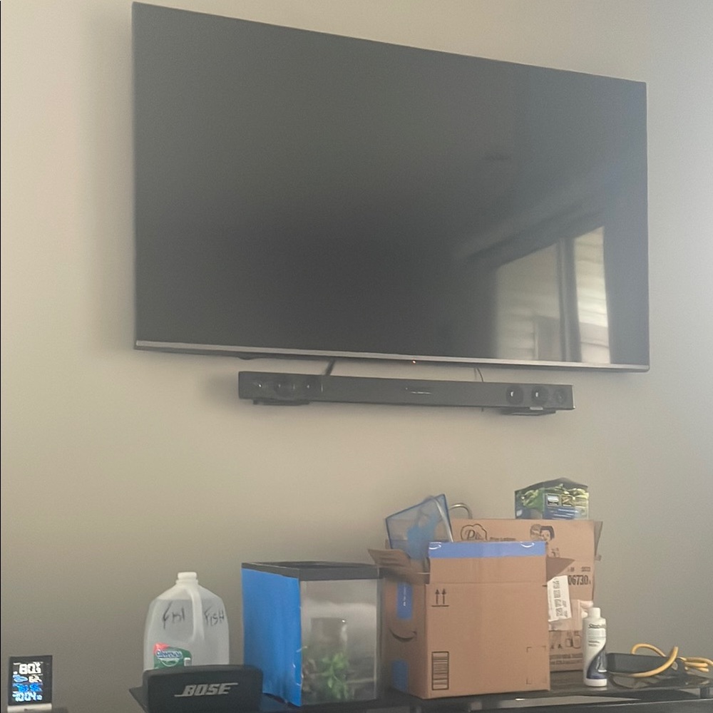 Bose Black Soundbar for Immersive Audio